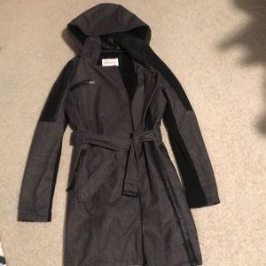 Black trench coat